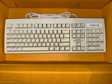 Retro Vintage Micron PC 5121 Windows Wired PS2 Keyboard New Old Stock picture