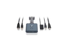 2-Port Full HD KVM Switch with picture