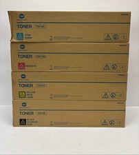 4 Genuine Konica Bizhub C750i, C751i Cyan, Mag, Yellow & Black Toners TN715 CMYK picture