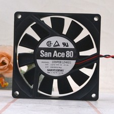 3PCS Sanyo 109P0812H601 12V 0.21A 8020 8cm Cooling Fan picture