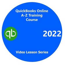 Learn QuickBooks Online A-to-Z Training Course 2022 Edition Version DVD picture