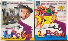 Vintage PC Game PCGun w/BOTH 1st+2nd Gun PG5 A4 Tech DOS Windows 95 New+Box Rare picture