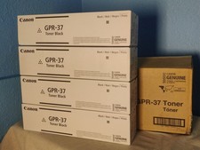 Genuine OEM Canon GPR-37 Black Toner Cartridge 3764B003[AA] Set of Four picture