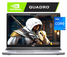 15.6 DELL Gaming Laptop PC: Intel i7-10850H Nvidia Quadro P620 Windows 11 Pro picture