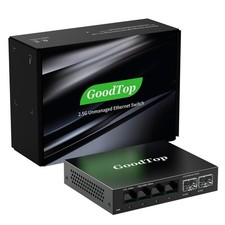 4 Port 2.5Gb Unmanaged Ethernet Switch with 2 x 10G SFP+,4 x 2.5G Base-T Port... picture
