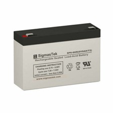 6 Volt 9 Amp F2 Sealed Lead Acid Battery picture