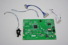 LG 24QP500-B 24 QHD Monitor Parts Main Board Cables Controller Button Internal picture