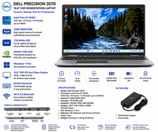Dell Precision 3570 15.6” FHD Workstation i5-1235U 16GB RAM 1TB NVMe Win 11 Pro picture
