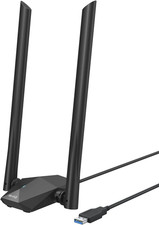Brostrend AX1800 USB Wifi 6 Adapter Long Range, High Gain Antennas, USB 3.0 picture