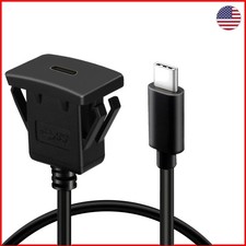 Compact 3ft USB C 3.1 Flush Mount Cable - Ideal for Car Dashboard Integration picture