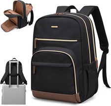 Laptop Backpack, Fits 16 Inch Notebook, Expandable, Padded Straps, Black picture