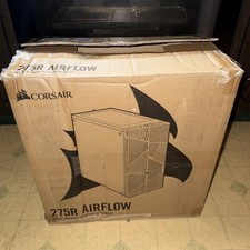 Corsair 275R Airflow Tempered Glass Mid-Tower Gaming Case, Black - In Box picture