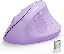 seenda Ergonomic Wireless Mouse, MOU200 Vertical Bluetooth Mouse with 2.4G USB R picture