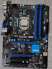 MSI Z77A-G41 Motherboard & Intel i5-3470  Combo LGA1155 Quad Core DDR3 Tested picture