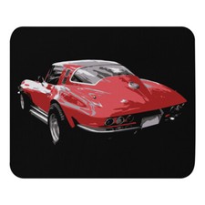 Red vette C2 American Classic Muscle Car Mouse pad picture