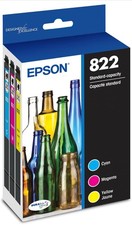 Epson 822 Genuine Ink Standard Capacity Color Cartridge 4-Pack T822520 picture