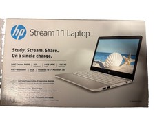 HP Stream 11-ak0012dx 11.6 inch (64GB, Intel Celeron N, 1.10GHz, 4GB)BNIB picture