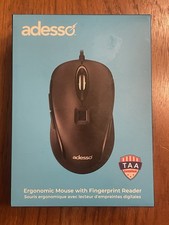 Adesso - IMouse F1 Wired USB Mouse with Fingerprint Reader TAA Optical 1200DPI picture