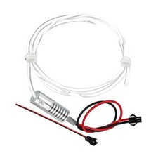 3mm 1m PMMA Side Glow Fiber Optic Cable Kit, with LED Aluminum Ice Blue picture