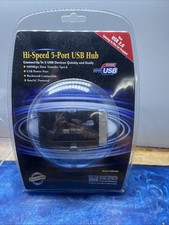 Micro Innovations USB455P Hi Speed 5-Port USB 2.0 Hub New Sealed  picture