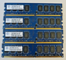 8GB Kit 4x2GB DDR2 800MHz PC2-6400 Desktop RAM Nanya NT2GT64U8HD0BY-AD Quad Set picture