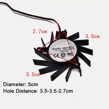 For GB51B2H 5CM 3.5*3.5*2.7CM Cooling fan Graphics Card Fan picture