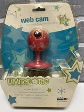 Vintage Limited Too Y2K Webcam Pink/Orange Floral Girly Design Video & Mic NIB picture