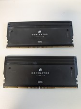 Corsair Dominator Titanium 32GB 2x16GB DDR5 6000 CL30 Intel XMP RGB Black picture