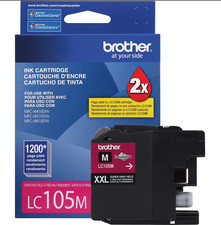 Brother Genuine LC105M XXL Super High Yield Magenta Ink Cartridge picture