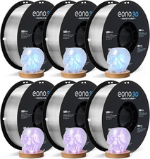 Clear PETG Filament 1.75Mm, Transparent PETG 6Kg Bundle 6X1Kg Spools picture