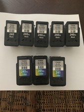Lot Of 8 Genuine Canon Empty Ink Cartridges  “Virgin” PG 240 And CL 241 picture