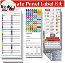 Ultimate 48 Circuit Electrical Panel Labels Kit with Cleaning Cloth, Waterproof picture