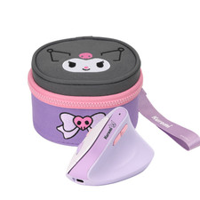 Sanrio Kuromi Rechargeable Wireless Silent Ergonomic Vertical Mouse & Pouch picture