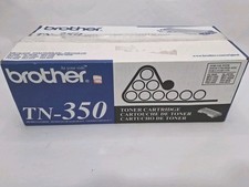Genuine Brother TN-350 Black Toner Cartridge New Open Box Sealed Bag picture