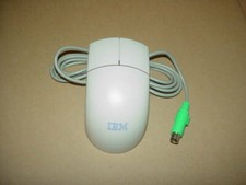 NEW GENUINE VINTAGE IBM MOUSE 2 BUTTON PS-2 PORT MODEL FRU # 10L6144 picture