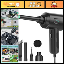 High Power Electric Air Duster Blower - 5.74oz Compressed Air Cleaner for PC & E picture