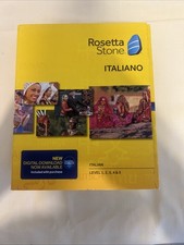Rosetta Stone Italian Level 1-5 Set (Retail) (1 User) - Version 4 picture