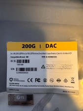 NEW FS 200G QSFP56 to 2x100G QSFP56 Active DAC Breakout Cable 3M Q-2QS6AC03 picture