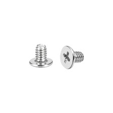 M2 x 4mm Laptop Computer Screws 3.8mm Dia Phillips Head Screw Silver Tone 50pcs picture
