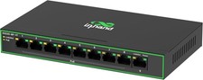 InHand Networks 9 Ports Gigabit Network Switch 120W w/ 8 POE Ports 30W per port picture