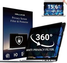 4-Way Laptop Privacy Screen Shield 15.6 Inch, Removable 360° Privacy Filter Scre picture