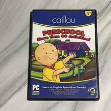 Caillou Preschool 60+ Activities PC CD-ROM 2011 Cosmi • Animated • picture