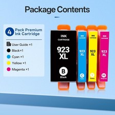4pk 923XL Ink Compatible for HP 923e OfficeJet 8120 8122e 8130 8134e 8135e 8138e picture