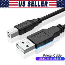 5FT USB 2.0 A TO B High Speed Printer Scanner Premium Cable Cord US Lot picture