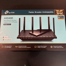 TP-LINK Archer AXE75 AX5400 4 Port 5378 Mbps Wireless Router picture
