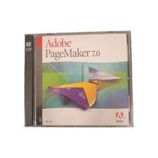 Adobe PageMaker 7.0 2 Disc Set  with Serial # picture