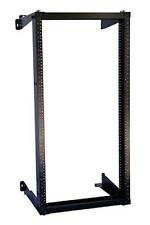 18U Wall Mount Open Frame 19'' Server Equipment Rack Threaded 15 inch depth Blac picture