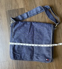 Tommy Hilfiger Blue Solid Messenger Bag picture
