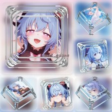 Anime Genshin Impact-Ganyu Novel Transparent Cute Clear Keycaps for MX Keyboard picture