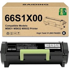 Extra High Yield 66S1X00 Toner Cartridge with New Chip Compatible for Lexmark... picture